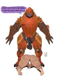 2boys abs after_anal after_sex alien anal_creampie anthro anus ass ass_up balls biceps bioware bodily_fluids creampie cum cum_from_ass cum_in_ass cum_inside cum_on_penis cum_string dialogue digital_media_(artwork) electronic_arts english_text erection feet flaccid foreskin gaping gaping_anus gay genital_fluids genitals hi_res human humanoid_genitalia humanoid_penis interspecies krogan looking_at_viewer male male_human/male_alien mammal mass_effect muscular muscular_anthro muscular_male nevets nude partially_retracted_foreskin penis plantigrade simple_background smile soles solo speech_bubble talking_to_viewer text toes tongue tongue_out yaoi