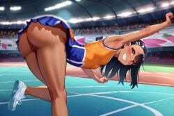 ai_generated animated ass cartoon crazy_eyes fat_ass hayase_nagatoro huge_ass please_don't_bully_me,_nagatoro slim_girl surprised surprised_expression tagme tanned twerking video