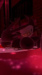 1female 3d 3d_model big_arms big_hands boobs_out breasts breasts_out cryptiacurves demon eyeless eyeless_character eyeless_face eyeless_female female female_focus female_only hot_tub hottub imp in_bath in_bathtub nipples nipples_out nipples_outside nipples_visible no_bra no_clothes no_clothing no_eyes no_panties oc only_female original original_character original_characters peace_sign red_body selfie sharp_fangs sharp_teeth smile smiling smiling_with_teeth solo solo_female solo_focus south_shaed teeth_showing tibbles_(oc) tits_out vr vr_media vrc vrchat vrchat_avatar vrchat_media vrchat_model white_face yellow_teeth