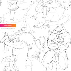 animal_genitalia animal_penis anthro anthro_penetrating ashxrzzz balls belly belly_bulge big_penis blocky_body forsaken_(roblox) guest_666_(forsaken) huge_cock hugging male/male male_only male_penetrated noob_(forsaken) penis precum request roblox roblox_game robloxian self_upload size_difference small_penis smaller_male stomach_bulge