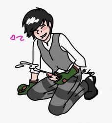 2015 black_hair clothed clothing dr._seuss dr_seuss illumination_entertainment malachy male male_only once-ler penis the_lorax the_lorax_(2012) universal_pictures universal_studios