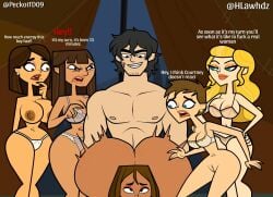5girls amelie_(disventure_camp) amelie_pierre anastasia_(disventure_camp) anastasia_sizova angry_face big_ass big_breasts blonde_hair concerned courtney_(tdi) crossover disventure_camp disventure_camp:_carnival_of_chaos hannah_(disventure_camp) hannah_roxas ivy_(disventure_camp) ivy_berki multiple_girls oc peckottd09 total_drama_island