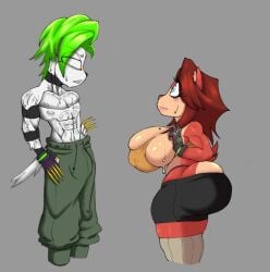fan character from sega by cross samax