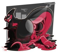 absurd_res aircraft anthro anus artist_logo ass backsack balls black_body building butt_focus city city_background cityscape claws colored coming_from_puddle countershade_torso countershading digitalscales dragon european_mythology genitals glistening glistening_body goo_creature gradient_background helicopter hi_res killerherobrine85 leaning leaning_forward lizard logo long_tail lying_on_ground macro macro_anthro male malleable_body melting multicolored_body mythological_creature mythological_scalie mythology oil on_ground pattern_background pawpads paws perineum puddle puffy_anus raised_tail red_body reptile scalie shaded signature simple_background solo spotlight spotlight_beam tail toe_claws two_tone_body vehicle western_dragon wingless_dragon