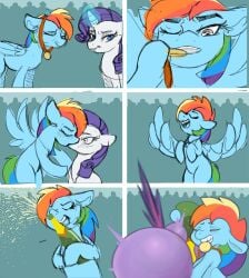 edit gattito gattitokitty7 humor implied_futa inflation my_little_pony parody rainbow_dash_(mlp)