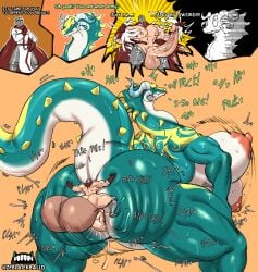 absurd_res anthro areola armor ass balls big_balls big_breasts big_butt big_penis breasts buffed clothed clothing destroyed_clothing digital_media_(artwork) dragon duo english_text erection faceless_character faceless_male female from_behind_position genitals green_body growth headgear helmet hi_res horn huge_balls huge_breasts huge_cock human humanoid_genitalia hyper hyper_balls hyper_genitalia hyper_penis interspecies jade_the_valkyria_dragon knight larger_female macro male male/female male_penetrating mammal markings meme_face micro muscle_growth muscle_size_difference mythological_creature mythological_scalie mythology nipples nude penetration penis plap_(sound) pussy reptile scalie sex simple_background size_difference smaller_male smile tail text thick_thighs torn_clothing undressing warrior wide_hips yellow_markings ze_blackball.d