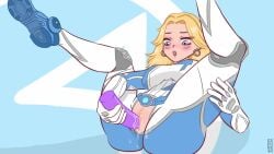 1girls big_ass bodysuit dildo dildo_in_pussy fantastic_four female female_only invisible_woman invisible_woman_(marvel_rivals) keribem marvel marvel_comics marvel_rivals penetration pussy pussy_juice_drip sex_toy solo sue_storm tagme thick_thighs video