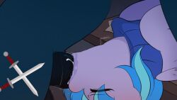 animated balls big_balls big_penis bodily_fluids bouncing_balls cum cum_in_mouth cum_inside deep_throat drooling duo equid equine fan_character fellatio female feral genital_fluids genitals hasbro hi_res horn horse lexbunsfw male male/female mammal mlp_oc my_little_pony mythological_creature mythological_equine mythology neck_bulge oral oral_penetration pegasus penetration penile penis pony saliva saliva_string sex slashing_prices snowy_peaks unicorn unicorn_guard_(mlp) wings