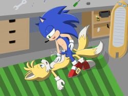 amiibo armpit_hair balls black_nose blue_armpit_hair blue_body blue_eyes blue_fur blue_pubes bodily_fluids body_hair buttplug canid canine clitoris clothing countertop cowgirl_position cum cum_on_belly cum_on_body cum_on_chest cum_on_chest_fluff cum_on_face cum_on_torso drawers ethernet_cable eulipotyphlan extreme_gear eyewear fangs footwear foreskin fox from_front_position fur genital_fluids genitals gloves goggles gold_buckle gold_buckles green_eyes green_rug grey_floor hammer hand_on_belly handwear hedgehog hi_res humanoid_genitalia humanoid_penis intersex lidded_eyes male male/male mammal musk musk_clouds musky_armpit musky_armpits musky_penis nintendo nintendo_switch nintendo_switch_2 on_bottom on_top open_mouth orgasm orgasm_face penetration penis plug_(sex_toy) pubes red_clothing red_footwear red_shoes rug screwdriver screws sega sex sex_toy shoes smegma smegma_on_penis smile smiling_at_another smiling_at_partner sonic_the_hedgehog sonic_the_hedgehog_(series) striped_rug stripes tails tan_body tan_fur teeth teeth_showing tools white_body white_clothing white_fur white_gloves white_handwear wire wrench yaginioi yellow_body yellow_fur