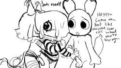 2boys1girl blot_(dandy's_world) blush crying cub dandy's_world dominant_female female looey_(dandy's_world) male noncon polycircus rape strap-on threesome yatta_(dandy's_world)