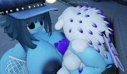 beastiality black_eyes blue_body blue_hair boob_squish boobjob boobs_and_butt_pose boobs_bigger_than_head boobs_out breast_press breast_squeeze breast_squish breasts breasts breasts breasts_bigger_than_head breasts_out feral feral_on_female hat nokomi nokomi_rr34 pressure pressure_(roblox) roblox roblox_avatar roblox_game roblox_horror_games roblox_studio robloxian sea_bunny seabunny size_difference size_play sweat sweatdrop sweating sweaty sweaty_ass sweaty_body sweaty_breasts sweaty_butt tail tail_grab tail_play zoophilia