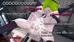 3d futa_on_female kyoshika_magadori light-skinned_female light-skinned_futanari oosuzuki_kurara the_hundred_line_-last_defense_academy- theboobedone