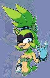1girls adult female idw_publishing nude pinup rogone2 solo sonic_(series) sonic_the_hedgehog_(comics) sonic_the_hedgehog_(idw) sonic_the_hedgehog_(series) surge_the_tenrec tenrec