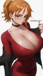 ai_generated clothing female female_only nami_(one_piece) one_piece zabanili11