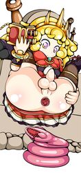 1futa animated anus artist_request ass backsack balls breasts cagliostro_(granblue_fantasy) creature_inside erection erection_under_clothes erection_under_skirt futa_only futanari granblue_fantasy intersex large_ass medium_breasts no_panties penis penis_under_clothes penis_under_skirt skirt skirt_lift small_penis