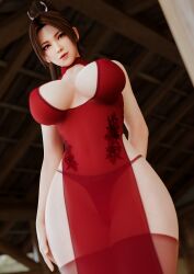 1girls 2023 3d akiryo akiyamaryo big_breasts blender brown_eyes brown_hair chinese_clothes chinese_dress dead_or_alive dead_or_alive_5 detailed_background fatal_fury female king_of_fighters lips looking_at_viewer mai_shiranui open_mouth red_chinese_dress red_dress red_panties smile smiling smiling_at_viewer snk solo solo_female tecmo white_hairband wide_hips