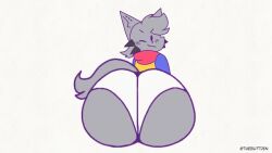 anthro ass ass_bigger_than_head big_ass cat fart fart_fetish farting farting_at_viewer fnf fnf_mods friday_night_funkin kapi_(paperkitty) male male_only tagme thebuttden video