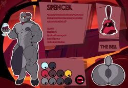 1boy absurd_res absurd_resolution absurdres anthro anthro_focus anthro_male anthro_only areola areolae athletic athletic_anthro athletic_male big_areola big_areolae big_areolas black_fur character_name character_sheet color color_palette demon demon_goat demon_horns digital_art digital_drawing_(artwork) digital_media digital_media_(artwork) goat goat_demon goat_horns grey_fur hi_res high_resolution highres hyper hyper_penis male male_only muscles muscular muscular_anthro muscular_arms muscular_legs muscular_male muscular_thighs oecs pectorals penis puffy_anus puffy_nipples red_sclera spencer_(yamwamm) tagme wine wine_glass yamwamm