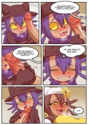 1boy 1futa 1futa1boy 1girls age_difference brown_hair brown_skin brown_skinned_female brown_skinned_male cat_boy cat_ears cat_girl cat_humanoid catboy catgirl clothed_female_nude_male clothed_sex dickgirl dickgirl/male female female_anthro female_penetrating_male female_pervert futa_on_male futadom futanari futanari_penetrating intersex male male_anthro manene manene_(artist) mother_and_child mother_and_son niko's_mom niko's_mom_(oneshot) niko_(oneshot) oneshot paws purple_hair whiskers yellow_eyes