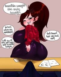 1girls ass big_ass big_breasts friday_night_funkin girlfriend_(friday_night_funkin) looking_at_viewer tagme