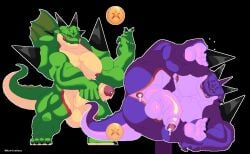 anal animated anthro ass balls barazoku big_muscles big_penis bodily_fluids clothing cum cum_in_ass cum_inside digital_media_(artwork) dragon dragon_ball dragon_ball_z feet genital_fluids genitals huge_cock huge_muscles humanoid_genitalia legwear loop lying male male/male male_penetrated moobs morinetsu muscular muscular_anthro muscular_male mythological_creature mythological_scalie mythology nipples on_back penetration penis pixel_(artwork) porunga scalie sex short_playtime side_view slap tail tail_motion thigh_highs translucent