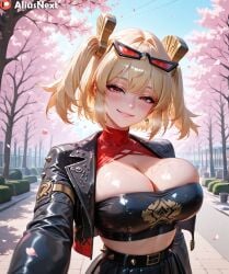 1girls ai_generated aliusnext big_ass big_breasts blonde_female blonde_hair blonde_hair_female breasts breasts burnice_white crop_top female hi_res high_quality high_resolution highres hoyoverse huge_ass huge_breasts light-skinned_female light_skin lingerie massive_ass massive_breasts mature mature_female mihoyo patreon red_eyes selfie sweat sweatdrop sweating sweaty sweaty_body sweaty_breasts thick thick_ass thick_hips thick_legs thick_lips thick_thighs zenless_zone_zero