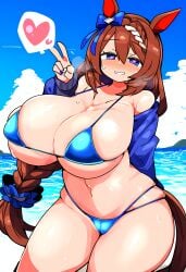1girls ai_generated animal_ears anthropomorphization female legs super_creek_(umamusume) tagme umamusume umamusume_pretty_derby young