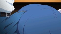 animated ass bulge buttjob dry_humping erection_under_clothes female grinding huge_ass male mankitsu_happening outercourse partial_male suzukawa_rei