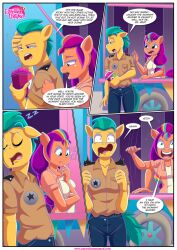 1boy anthro bbmbbf comic equestria_untamed hitch_trailblazer_(mlp) male mlp_g5 my_little_pony page_5 palcomix sunny_starscout_(mlp) tagme text the_midnight_bucker the_midnight_bucker_(comic)