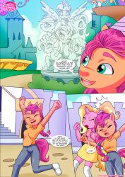 bbmbbf comic english_text equestria_untamed female friendship_is_magic hasbro lesson_for_the_generations luster_dawn_(mlp) mlp_g5 my_little_pony page_5 palcomix sunny_starscout_(mlp) tagme text