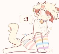 collar cute_male dog_boy ear femboy furry pastel pink_eyes tail uwu wypher