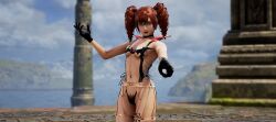 3d amy_sorel glasses petite petite_body soul_calibur teenager twintails