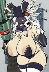 areola_slip bikini black_dahlia bunnysuit female gun skullgirls zzvinniezz