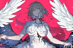 1girls artist_request blood dungeon_meshi falin_touden falin_touden_(chimera) female tagme wings