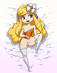 anus ass bottomless clitoris curly_hair daga dakimakura long_hair nipples princess_styla pussy spread_legs tagme the_legend_of_zelda thighhighs tri_force_heroes