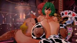 areolae big_ass big_breasts doompypomp huge_areolae huge_breasts huge_nipples kazami_yuuka manga slutty_outfit touhou yuka_kazami yuuka_kazami