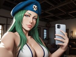 1girls ai_generated bleach bleach:_the_thousand-year_blood_war cleavage curvaceous curvaceous_body curves curvy curvy_body curvy_female curvy_figure female female_only green_hair hourglass_figure infiniteskull inner_sideboob light-skinned_female light_skin nelliel_tu_odelschwanck sideboob solo solo_female voluptuous voluptuous_female