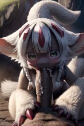 aged_up ai_generated blastbun blowjob faputa furry furry_female made_in_abyss nsfw