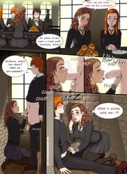 balls comic cum cum_in_mouth cumshot ejaculation erection facial fellatio female foreskin ginny_weasley handjob harry_james_potter harry_potter hermione_granger hypnosis male mind_control oral page_3 penis ron_weasley semi-erect stormfeder testicles uncensored uncut