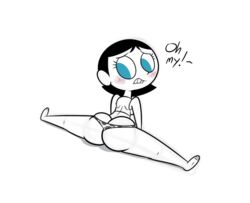 ass dat_ass dustindemon embarrassed flexible ms._keane powerpuff_girls solo thong