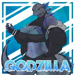 apple_somflo big_breasts breasts cleavage female godzilla godzilla_(series) huge_breasts monsterverse rule_63 thick_thighs wide_hips