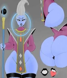 ajaycolor androgynous detnox dragon_ball dragon_ball_super femboy male male_only solo tagme thick_thighs whis wide_hips