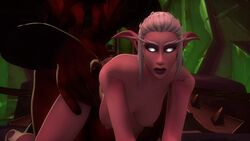 3d ambiguous_penetration animated doggy_style elf fel_orc female interspecies jesana_moonfall loop male night_elf nipples orc original_character rexxcraft slave straight video white_hair world_of_warcraft