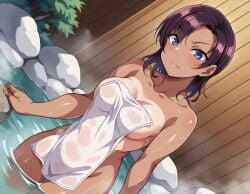 1girls ai_generated civitai female female_focus female_only hinata_sae ijirare_~fukushuu_saimin~ mizugi_tan nochekaiser881 swimsuit_tan tagme tan tan_body tan_lines tan_skin tan_skinned_female tanline tanlines tanned tanned_female tanned_girl tanned_skin