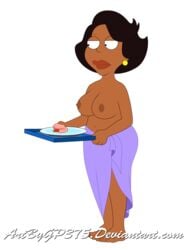 1girls big_breasts breasts dark-skinned_female dark_skin donna_tubbs family_guy female female_only gp375 milf solo the_cleveland_show