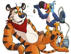 tony the tiger from froot loops by brunn-bear