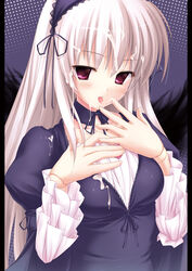 cum fujisaki_rei gothic_lolita lolita_fashion rozen_maiden suigintou wings