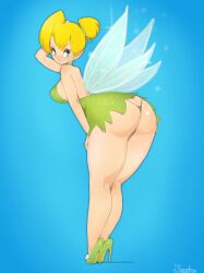 big_ass booty fairy female female_only fullmontis heels high_heels huge_ass panties stiletto_heels thick_thighs tinker_bell very_high_heels wings