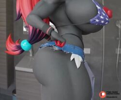 ass_expansion big_ass big_breasts breasts bubble_butt cleavage female furry huge_ass huge_breasts nipples oleanderin pokemon pokemon_(species) tagme thick_thighs video wide_hips zoroark