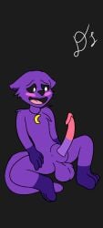 anthro anthro_on_anthro anthro_only catnap catnap_(poppy_playtime) critters_(poppy_playtime) devenlinzey1 domestic_cat feline furry_only no_humans poppy_playtime poppy_playtime_(chapter_3) purple_fur purple_skin sex smiling_critters tagme